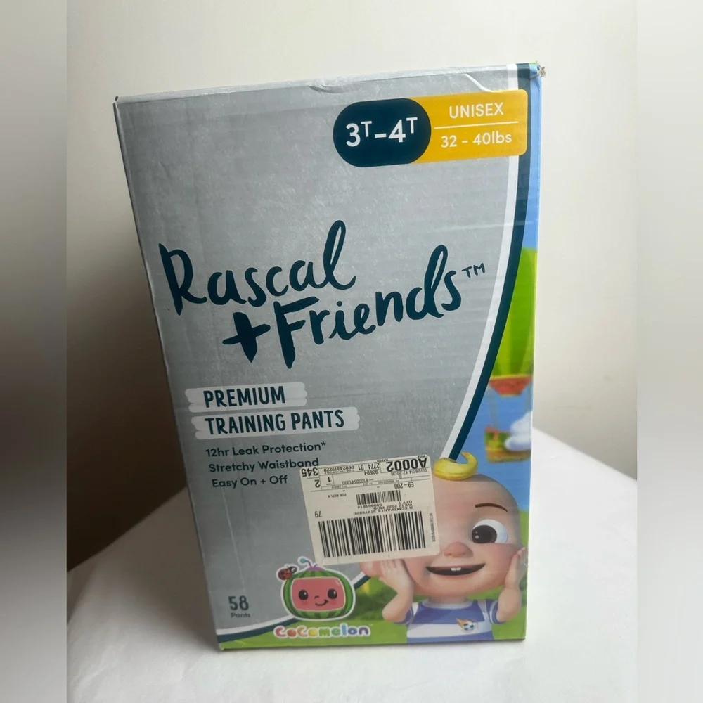 CoComelon Rascal + Friends Premium Training Pants - Unisex 3T-4T